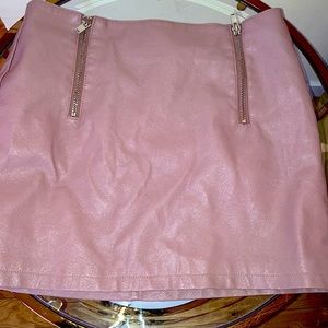Forever 21+ size mini leather skirt